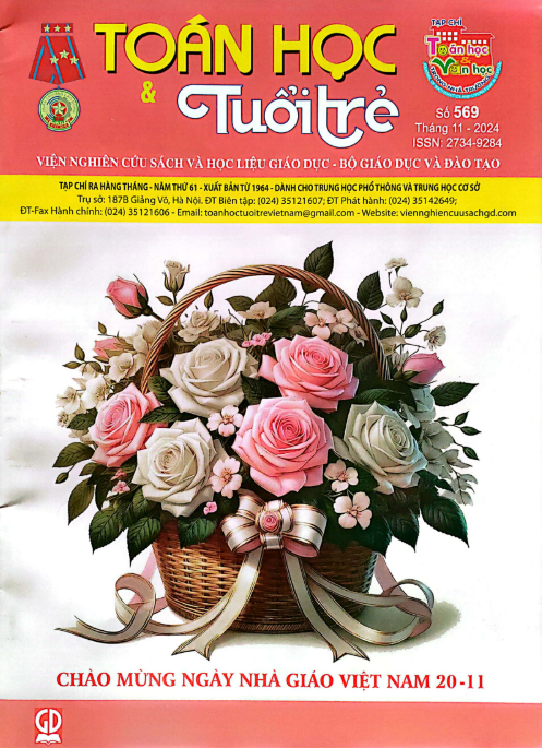 Tạp chí toán học và tuổi trẻ tháng 11 năm 2024